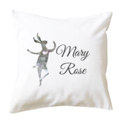 Personalized Dancing Hare Cushion Cover