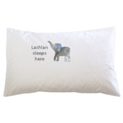 Personalized Elephant Pillow Case