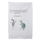 The Hare and the Tortoise Tea Towel