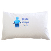 Personalized Lego Man Pillow Case