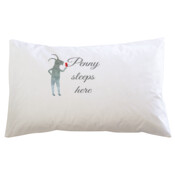 Goat & Bird Pillow Case