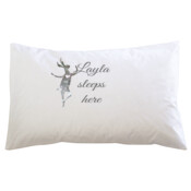 Dancing Hare Pillow Case